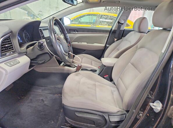 5NPD84LF5JH324261 2018 HYUNDAI ELANTRA Black Սալոնի դիմացի տեսք