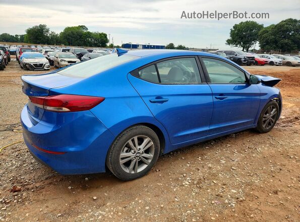 5NPD84LF5JH334272 2018 HYUNDAI ELANTRA Blue Tył prawy