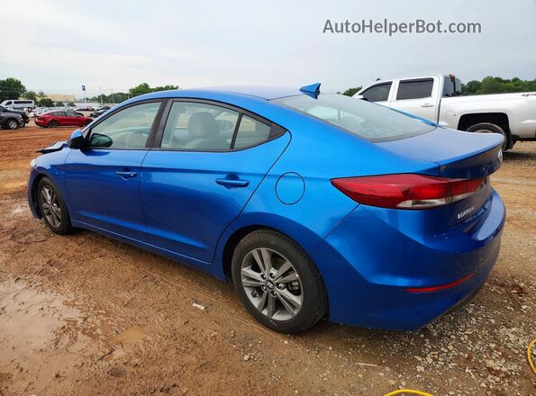 5NPD84LF5JH334272 2018 HYUNDAI ELANTRA Blue Tył lewy