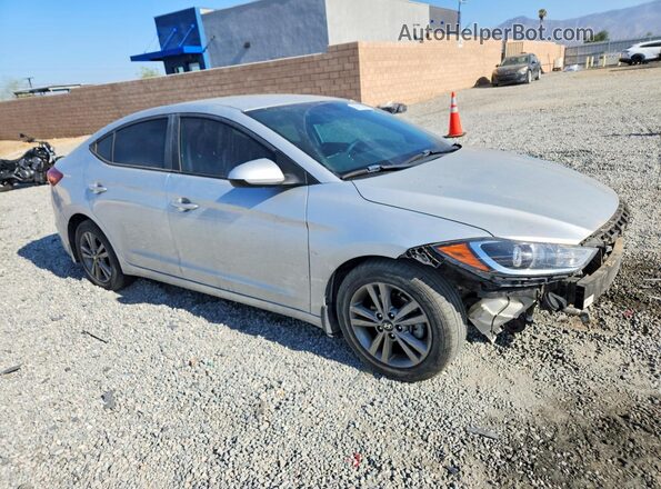5NPD84LF5JH347846 2018 HYUNDAI ELANTRA Silver Przód prawy