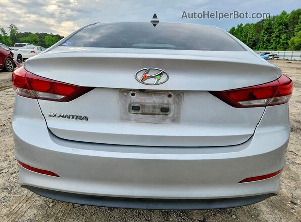 5NPD84LF5JH363707 2018 HYUNDAI ELANTRA Silver უკანა ხედი