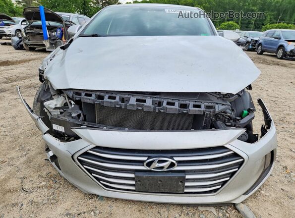 5NPD84LF5JH363707 2018 HYUNDAI ELANTRA Silver წინა ხედი