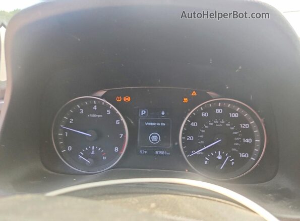 5NPD84LF5JH367580 2018 HYUNDAI ELANTRA Silver Սարքավորումների վահանակի տեսք