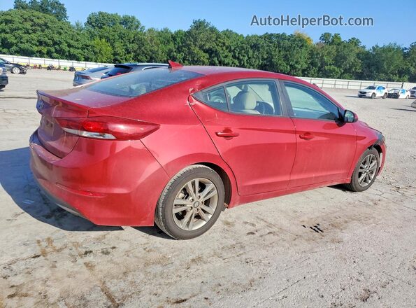 5NPD84LF5JH372729 2018 HYUNDAI ELANTRA Red Trasero derecho
