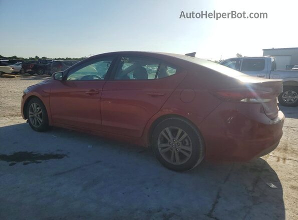 5NPD84LF5JH372729 2018 HYUNDAI ELANTRA Red Trasero izquierdo