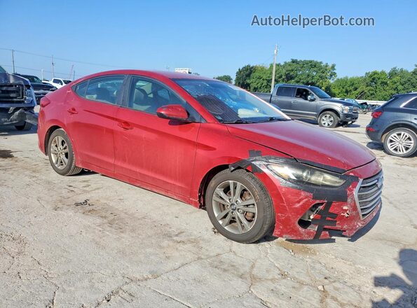 5NPD84LF5JH372729 2018 HYUNDAI ELANTRA Red Delantero derecho