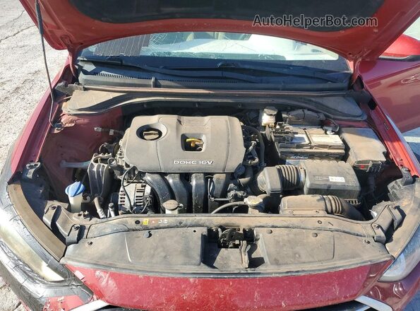 5NPD84LF5JH372729 2018 HYUNDAI ELANTRA Red Vista interior trasera