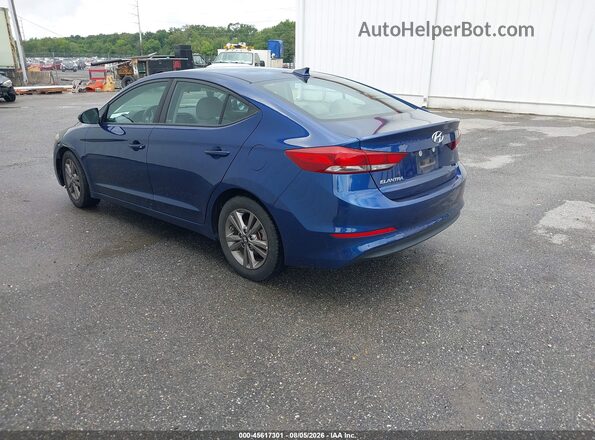 5NPD84LF5JH382421 2018 HYUNDAI ELANTRA Серый Задняя левая четверть