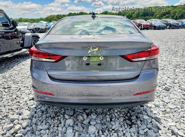 5NPD84LF5JH383343 2018 HYUNDAI ELANTRA Gray Հետևի տեսք