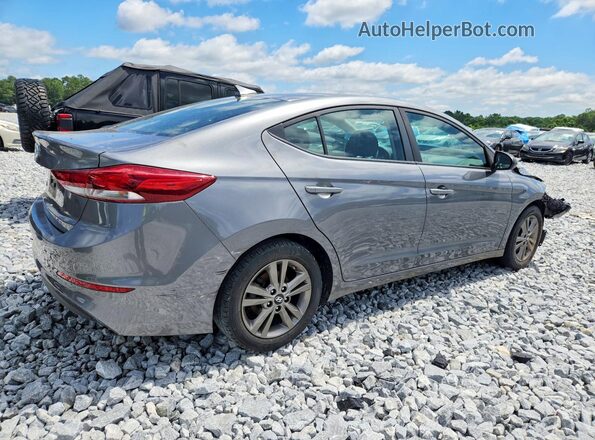 5NPD84LF5JH383343 2018 HYUNDAI ELANTRA Gray Հետևի աջ