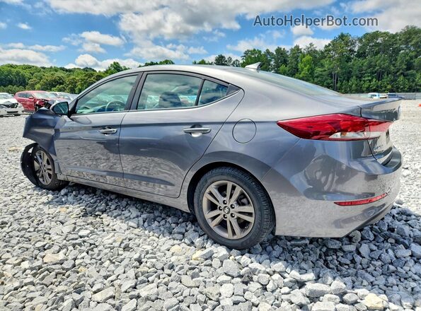 5NPD84LF5JH383343 2018 HYUNDAI ELANTRA Gray Հետևի ձախ