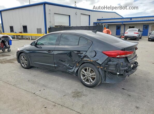 5NPD84LF5JH383598 2018 HYUNDAI ELANTRA Black უკანა მარცხენა