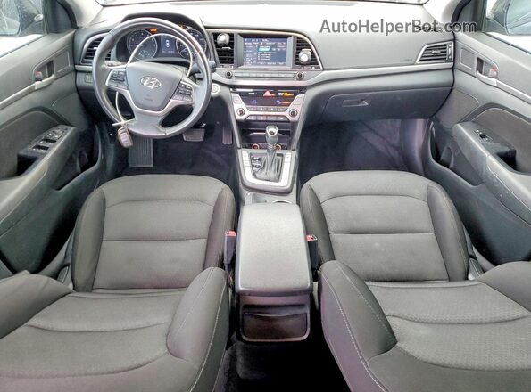 5NPD84LF5JH383598 2018 HYUNDAI ELANTRA Black წინა პანელის ხედი