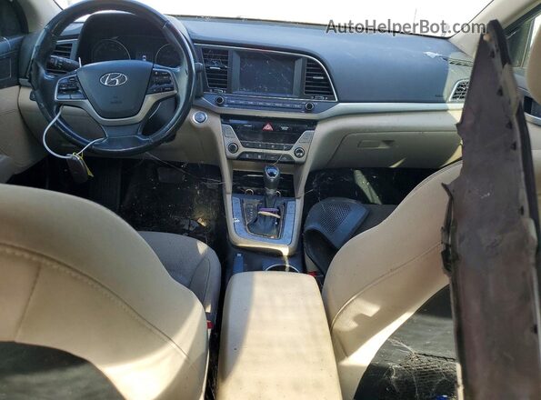 5NPD84LF5JH389238 2018 HYUNDAI ELANTRA Cream Vista del salpicadero