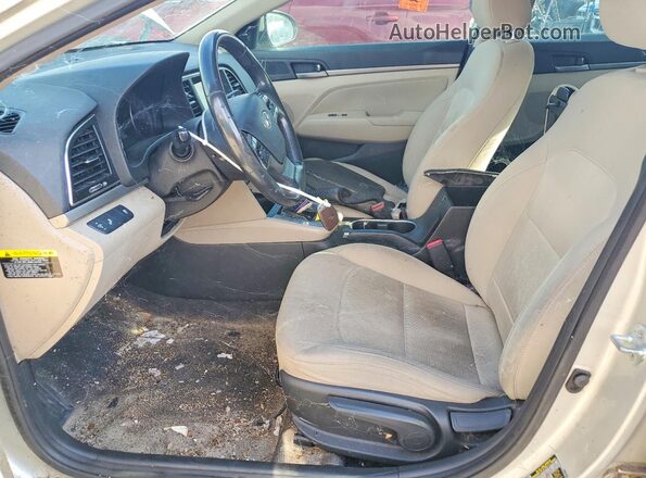 5NPD84LF5JH389238 2018 HYUNDAI ELANTRA Cream Vista interior delantera