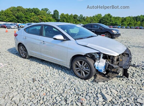 5NPD84LF5JH397744 2018 HYUNDAI ELANTRA Silver Front right