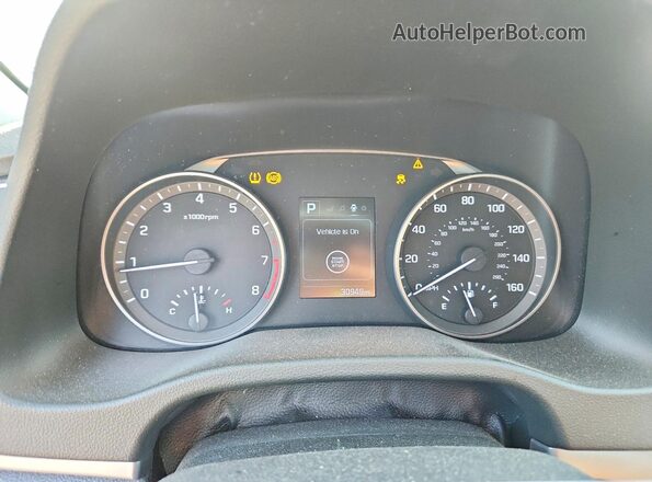 5NPD84LF5JH397744 2018 HYUNDAI ELANTRA Silver Instrument cluster view