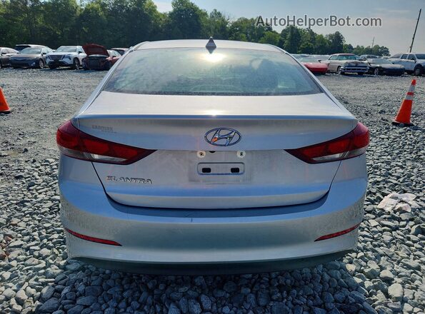 5NPD84LF5JH397744 2018 HYUNDAI ELANTRA Silver Rear view