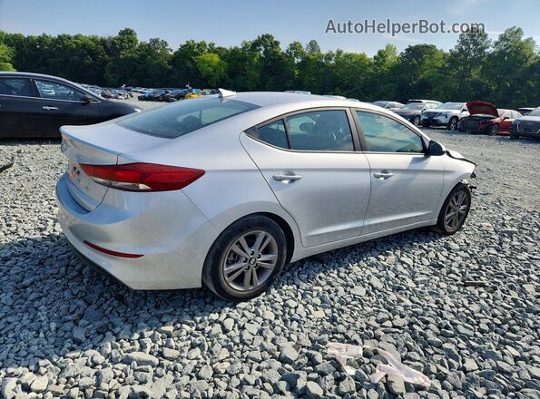 5NPD84LF5JH397744 2018 HYUNDAI ELANTRA Silver Rear right