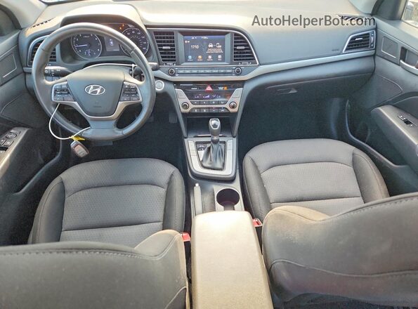 5NPD84LF5JH397744 2018 HYUNDAI ELANTRA Silver Dashboard view