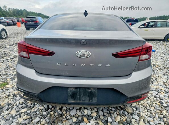 5NPD84LF5KH418366 2019 HYUNDAI ELANTRA Серый Вид сзади