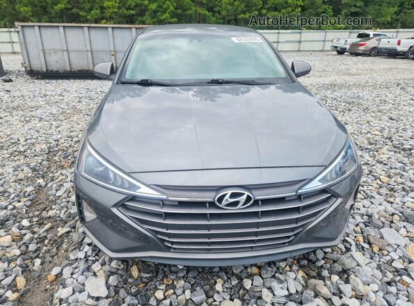 5NPD84LF5KH418366 2019 HYUNDAI ELANTRA Серый Вид спереди