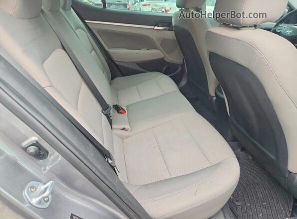 5NPD84LF5KH418366 2019 HYUNDAI ELANTRA Серый Вид задних сидений