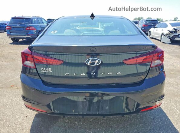 5NPD84LF5KH420859 2019 HYUNDAI ELANTRA Black უკანა ხედი