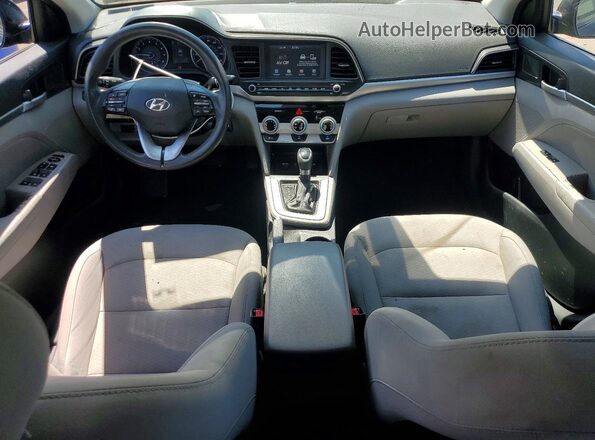 5NPD84LF5KH420859 2019 HYUNDAI ELANTRA Black წინა პანელის ხედი