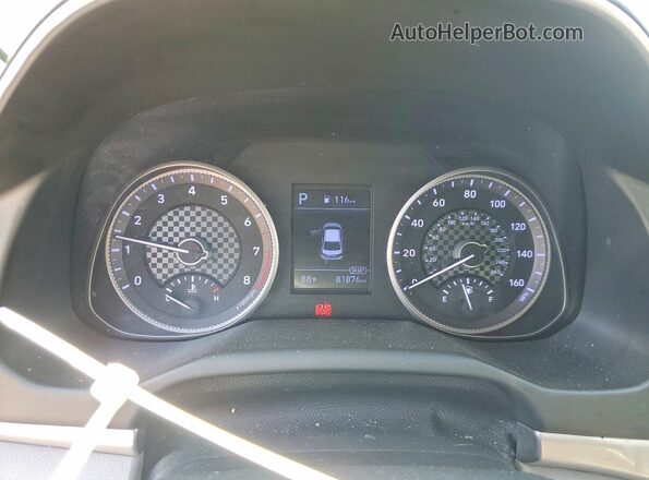 5NPD84LF5KH420859 2019 HYUNDAI ELANTRA Black ხელსაწყოთა პანელის ხედი