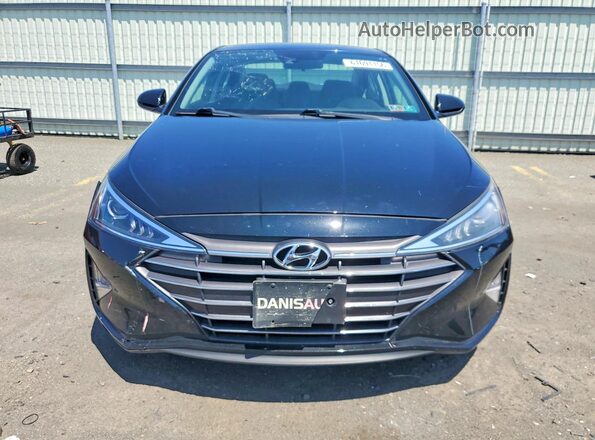 5NPD84LF5KH420859 2019 HYUNDAI ELANTRA Black წინა ხედი