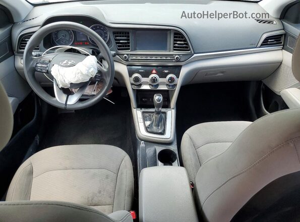 5NPD84LF5KH421493 2019 HYUNDAI ELANTRA Gray Vista del salpicadero