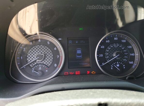 5NPD84LF5KH421493 2019 HYUNDAI ELANTRA Gray Vista del cuadro de instrumentos