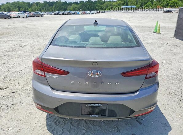 5NPD84LF5KH421493 2019 HYUNDAI ELANTRA Gray Vista trasera