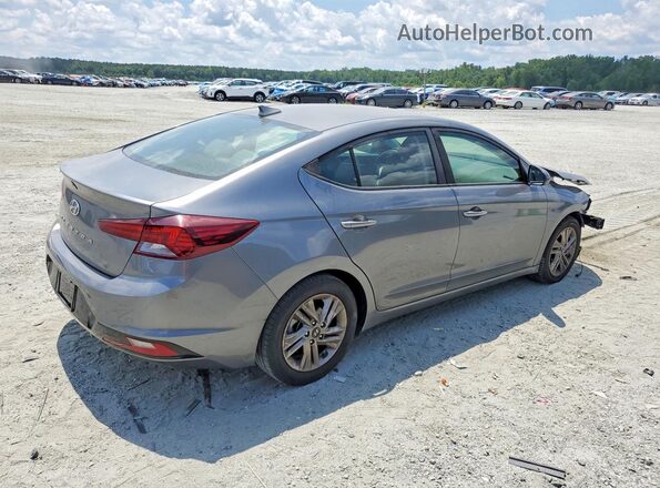5NPD84LF5KH421493 2019 HYUNDAI ELANTRA Gray Trasero derecho