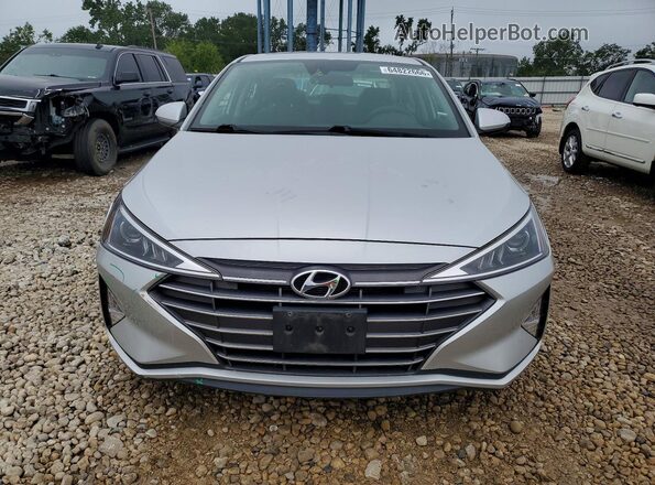 5NPD84LF5KH426113 2019 HYUNDAI ELANTRA Silver Front view
