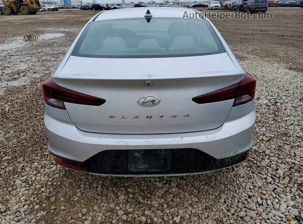 5NPD84LF5KH426113 2019 HYUNDAI ELANTRA Silver Rear view