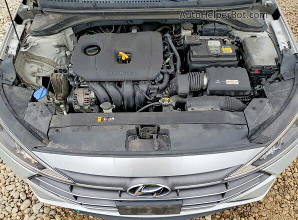 5NPD84LF5KH426113 2019 HYUNDAI ELANTRA Silver Rear interior view