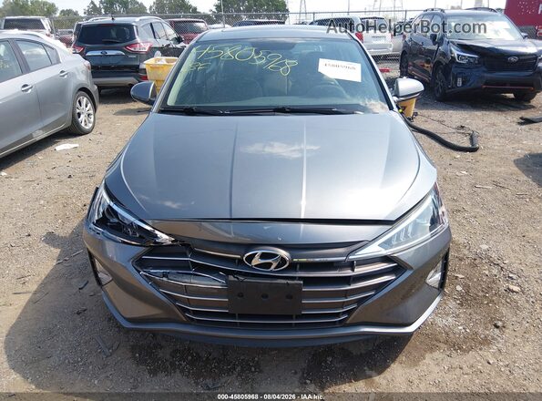 5NPD84LF5KH454185 2019 HYUNDAI ELANTRA Серый Вид щитка приборов