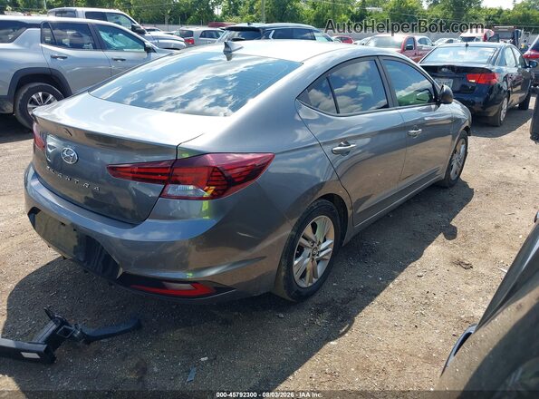 5NPD84LF5KH460049 2019 HYUNDAI ELANTRA Gray Tył prawy