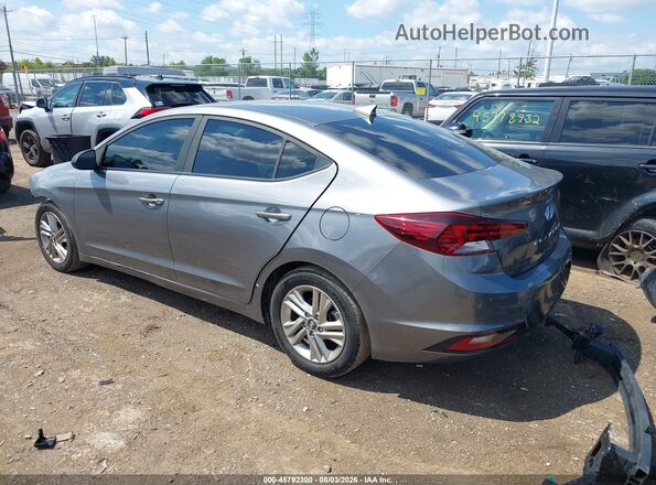 5NPD84LF5KH460049 2019 HYUNDAI ELANTRA Gray Tył lewy