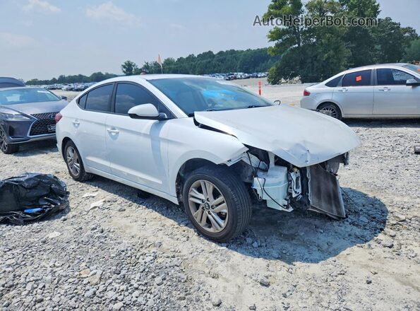 5NPD84LF5KH477546 2019 HYUNDAI ELANTRA White Передня права чверть