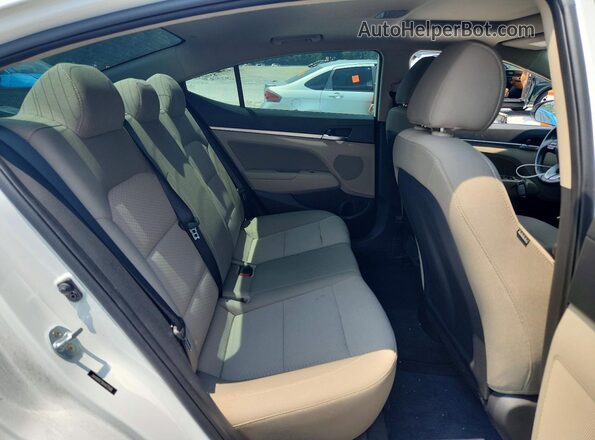 5NPD84LF5KH477546 2019 HYUNDAI ELANTRA White Вид задніх сидінь