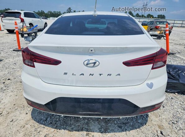5NPD84LF5KH477546 2019 HYUNDAI ELANTRA White Вид ззаду