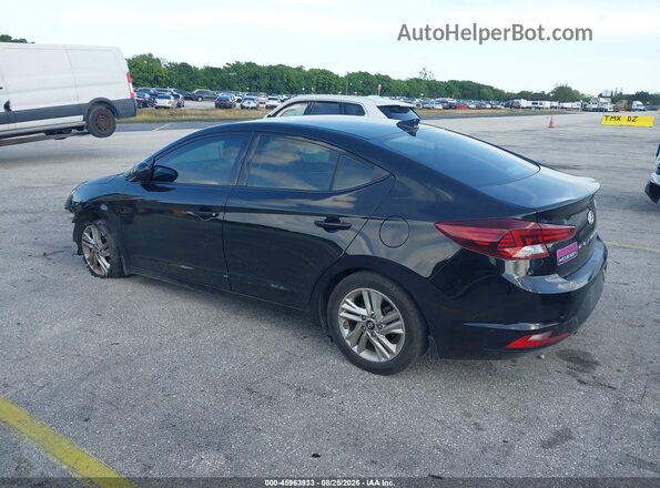 5NPD84LF5KH478759 2019 HYUNDAI ELANTRA Black უკანა მარცხენა