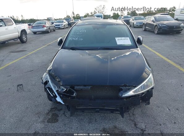 5NPD84LF5KH478759 2019 HYUNDAI ELANTRA Black უკანა სალონის ხედი