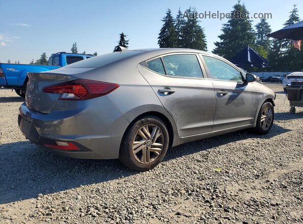 5NPD84LF5LH501944 2020 HYUNDAI ELANTRA Gray Rear right