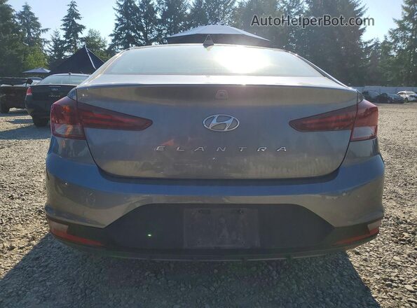 5NPD84LF5LH501944 2020 HYUNDAI ELANTRA Gray Rear view