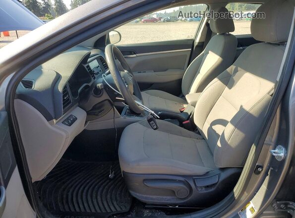 5NPD84LF5LH501944 2020 HYUNDAI ELANTRA Gray Front interior view