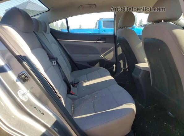 5NPD84LF5LH501944 2020 HYUNDAI ELANTRA Gray Rear seats view